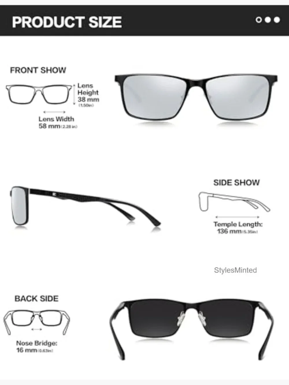 Polarized Driving Sunglasses UV Protection Lightweight Metal